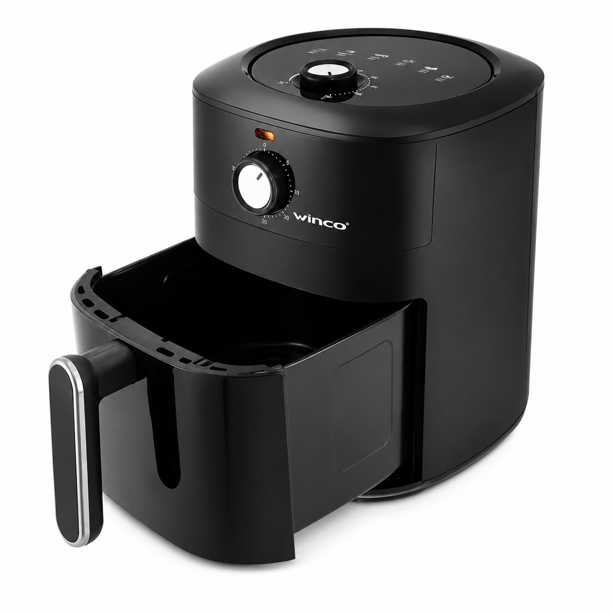 Freidora 4.2L Winco colo negro