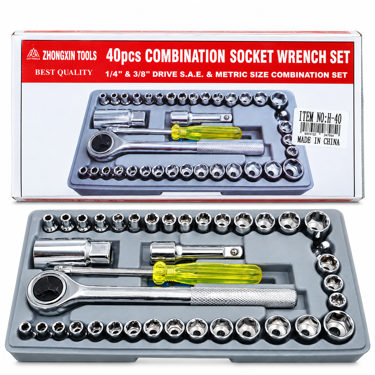 Tubo set 40pcs chico