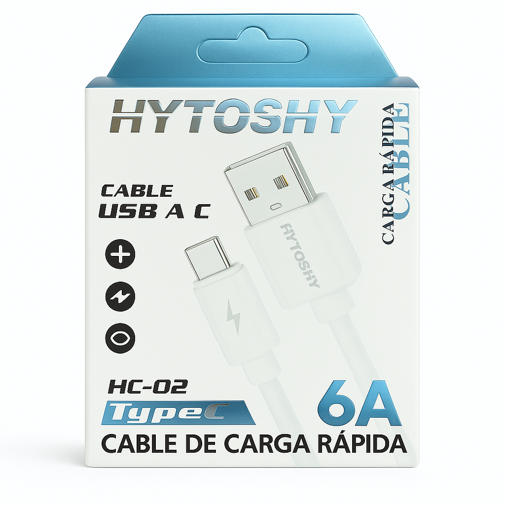 Cable usb a tipo c 6A x50u