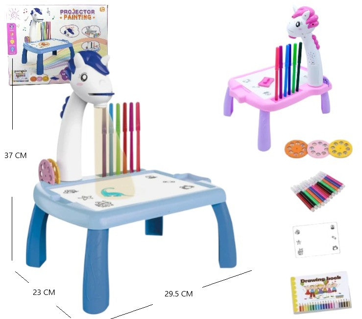 Set de pintura con proyector infantil