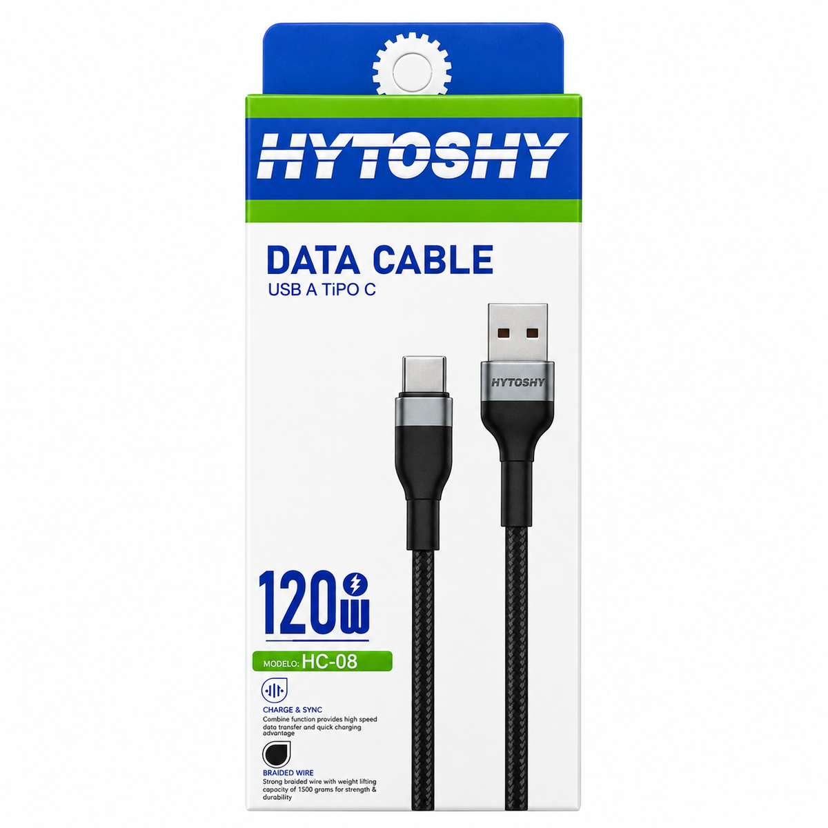 Cable USB a tipo C Hytoshy
