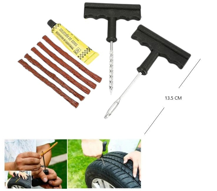 Kit de reparacion de cubiertas de bici