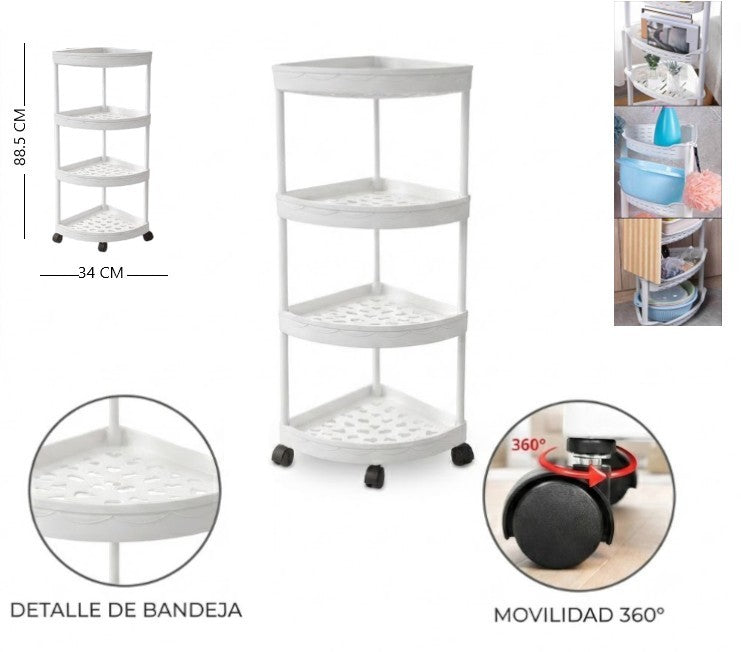 Organizador esquinero multiuso