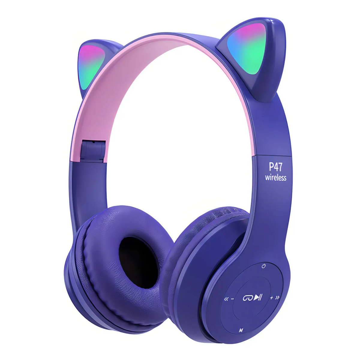 Auriculares vincha gatito AU-12004