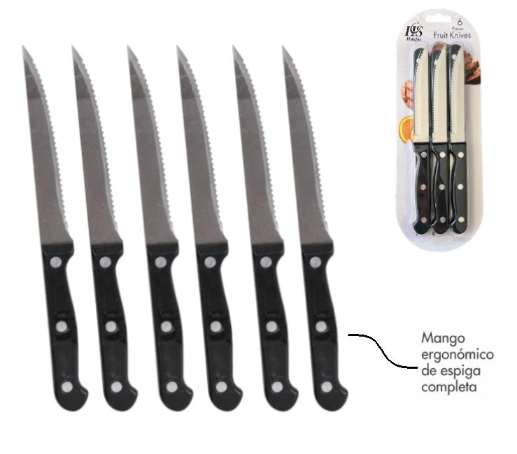 Set de cuchillos x6und