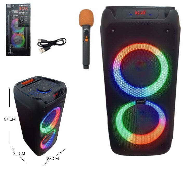 Parlante bluetooth c/ micrófono 8.2 PLG