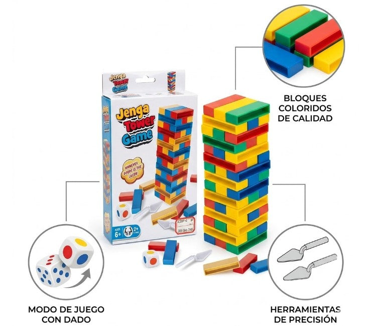 Jenga de plástico