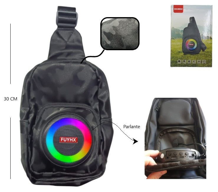 Mochila con parlante