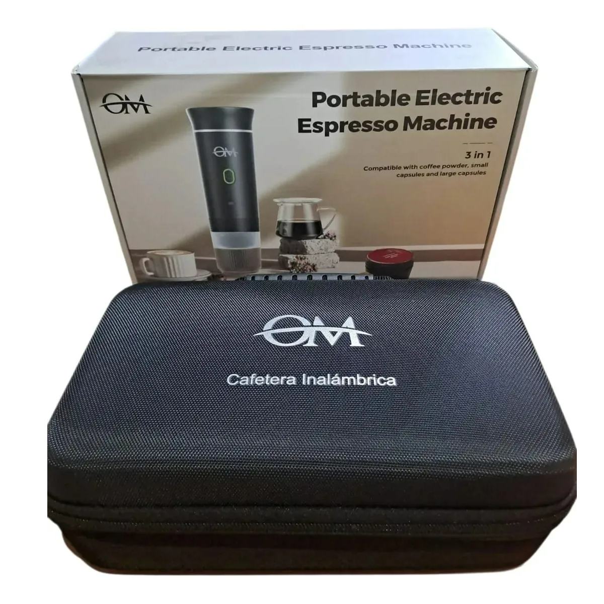 Cafetera expresso inalámbrica 3 en 1