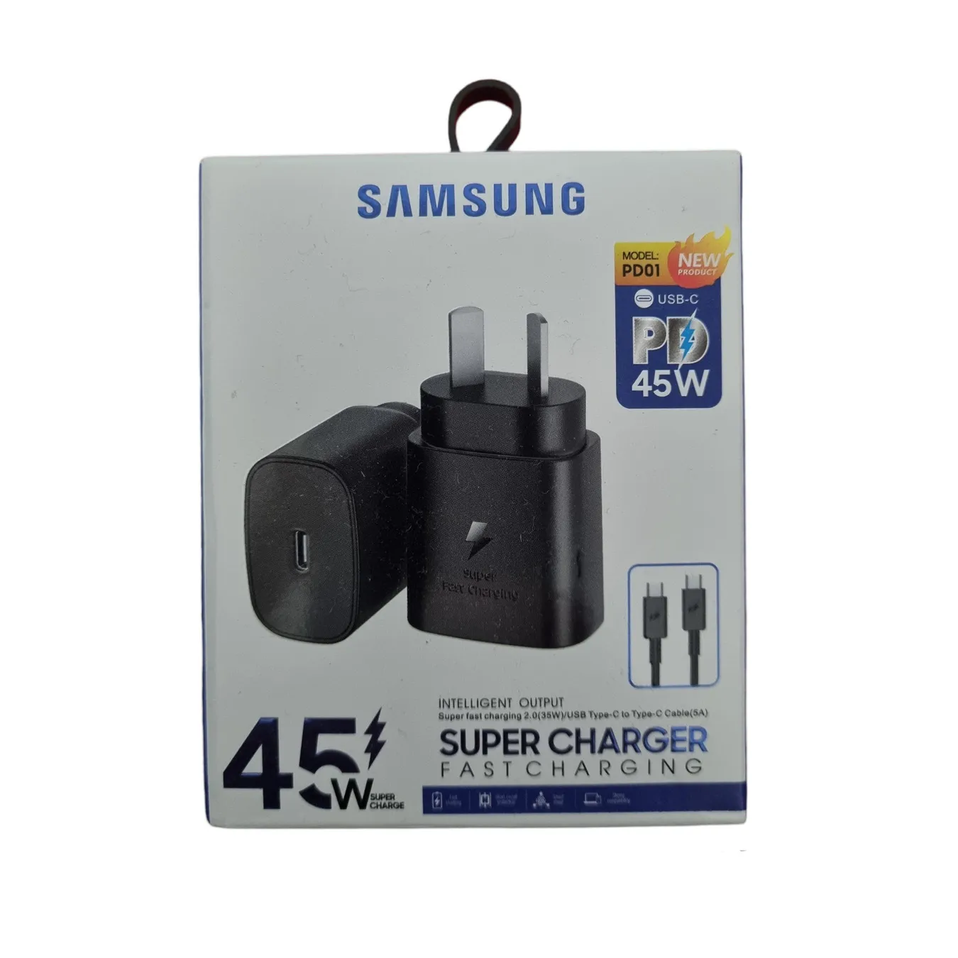 Cargador Samsung tipo C 45w con cable x50u