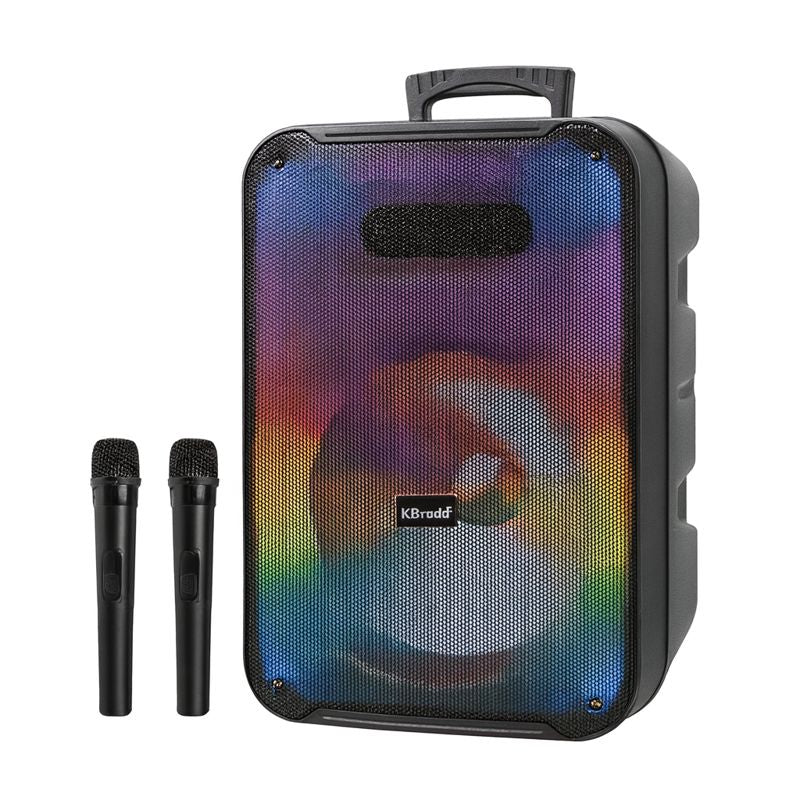 Parlante 12 plg rgb + 2 mic