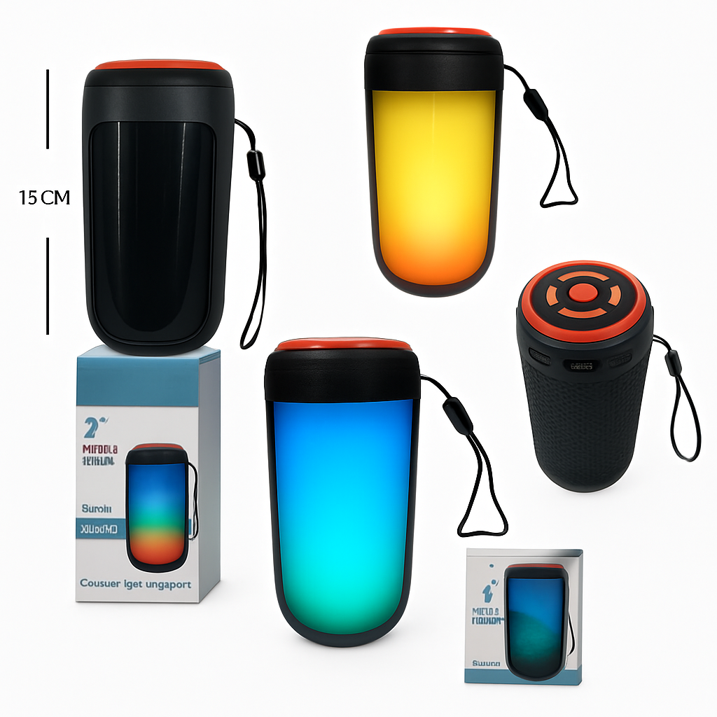 Parlante rgb +usb+fm