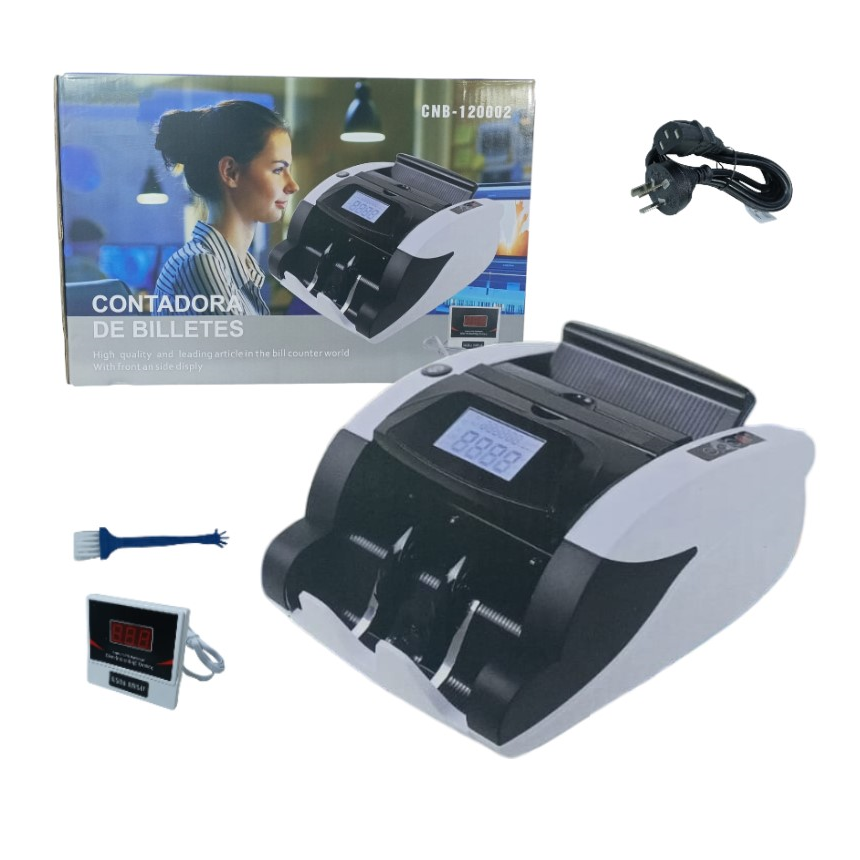 Contadora de billetes Black con visor
