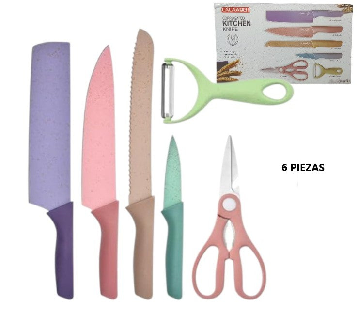 Mini set utensilios de cocina 6pcs