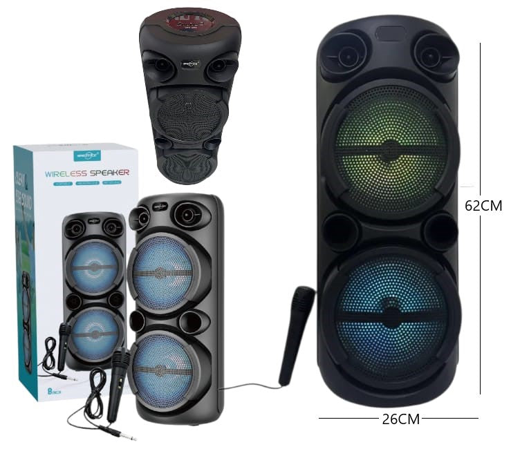 Parlante BT 8X2 fm GTS-2059