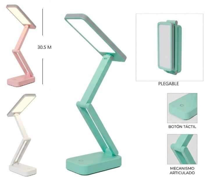 Lampara plegable para escritorio
