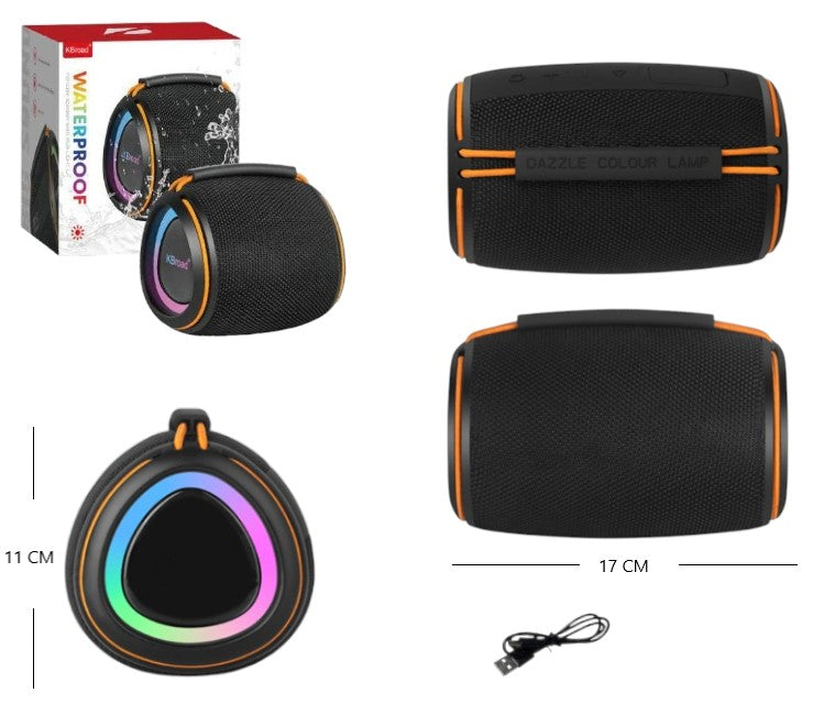 Parlante waterproof RGB kts-2408
