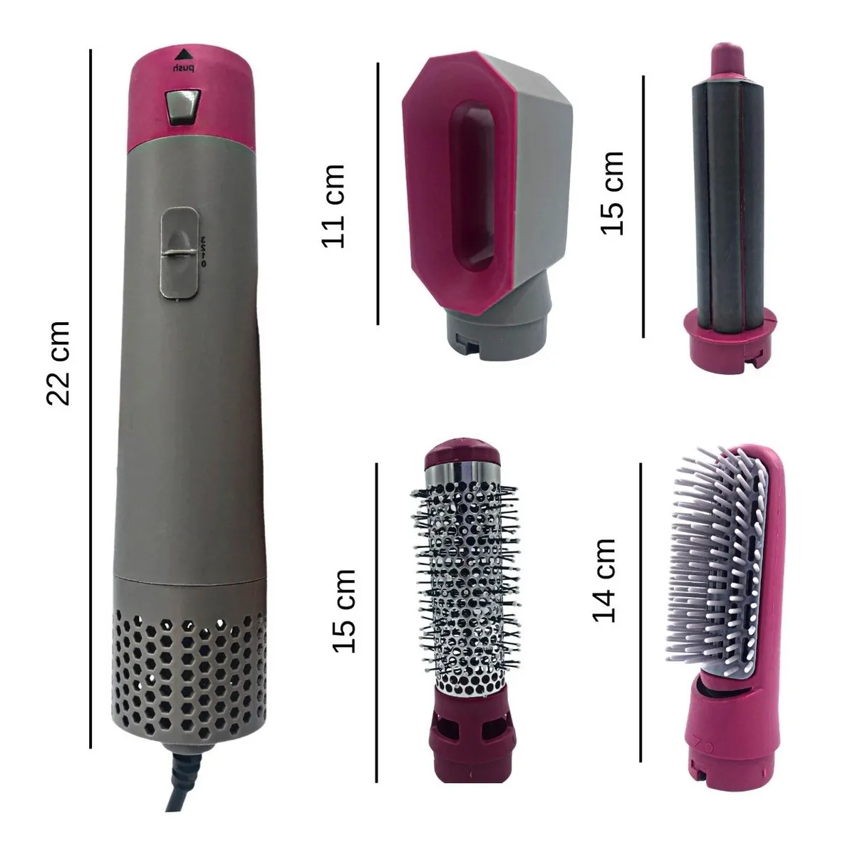 Cepillo secador 5 en 1 1000w
