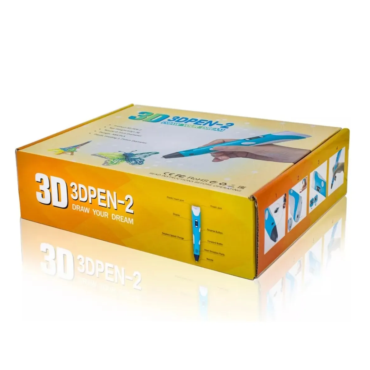 Lápiz de impresión 3D con repuestos