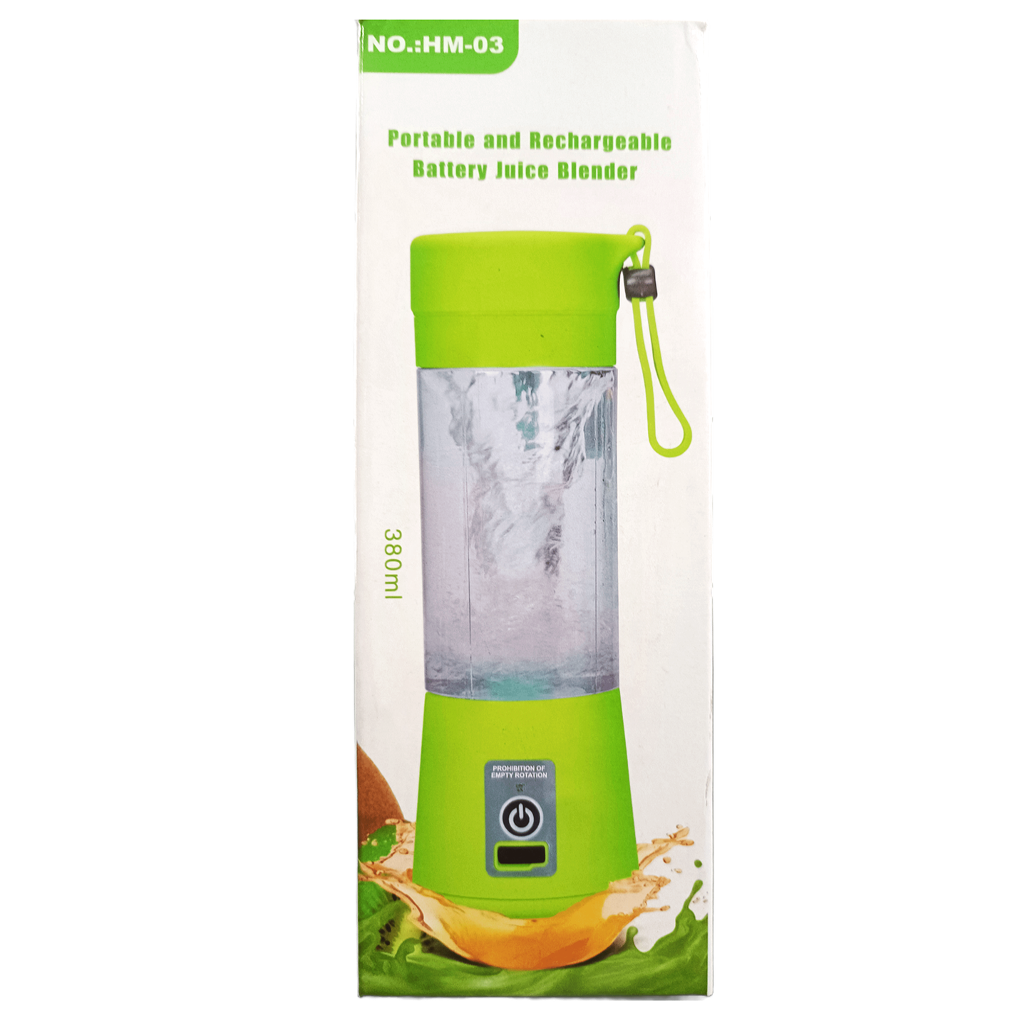 Mini licuadora recargable de 380 ml