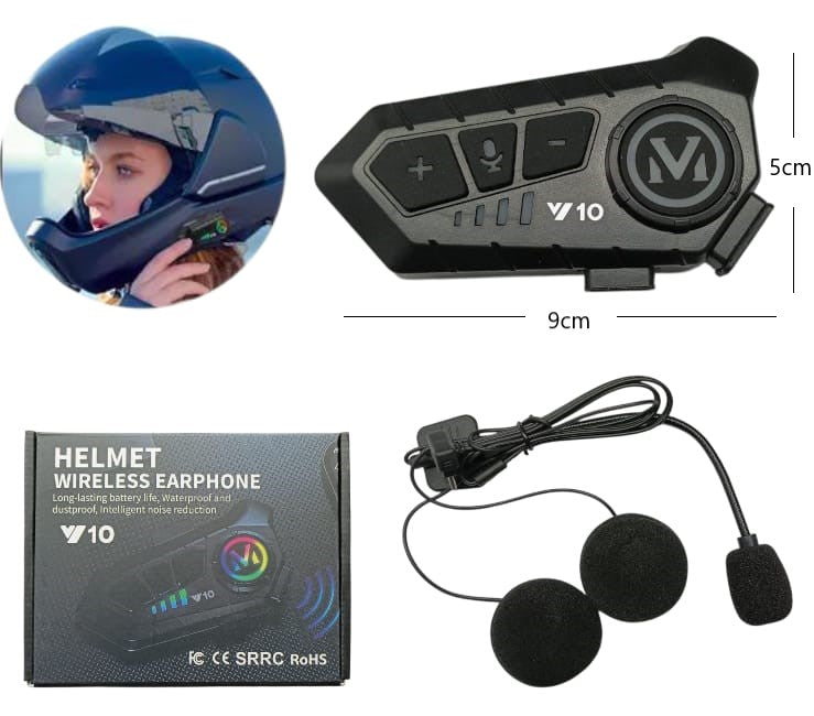 Audifonos BT para moto