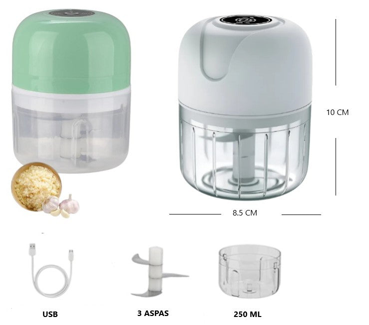 mini procesadora recargable