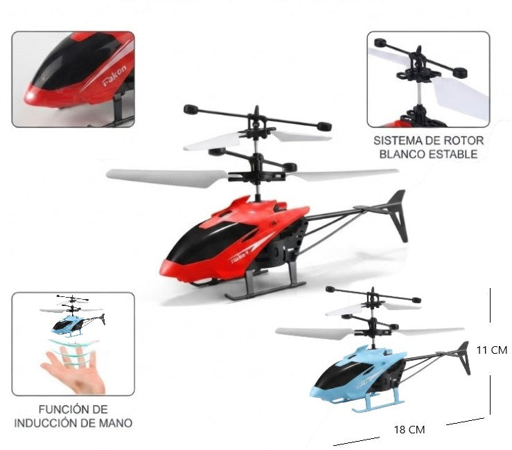 Helicoptero recargable