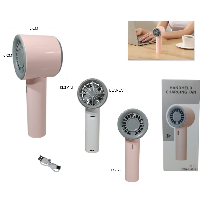 Ventilador portátil de 15,5 cm