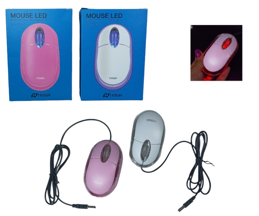 Mouse led con cable