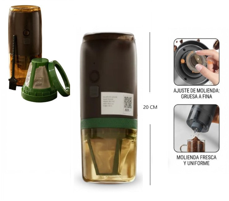 Molinillo de cafe electrico recargable