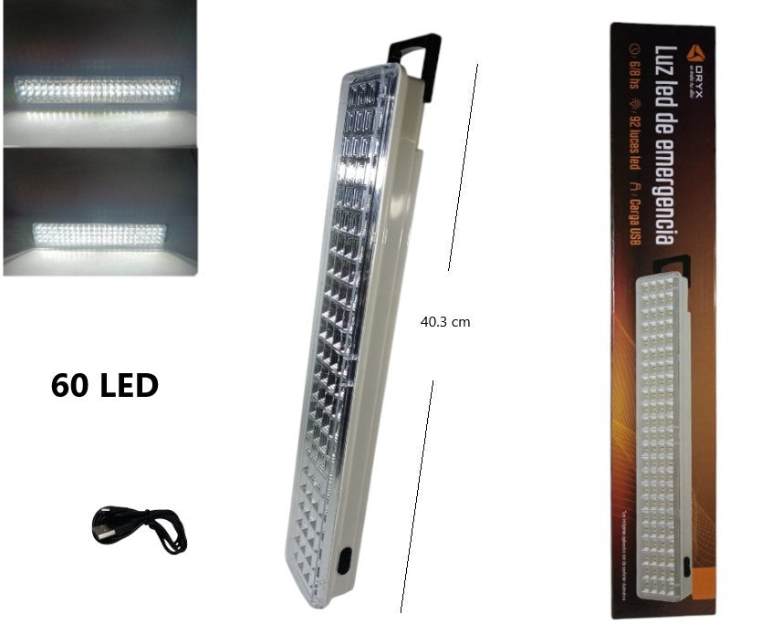 Luz de emergencia 60 LED ORYX