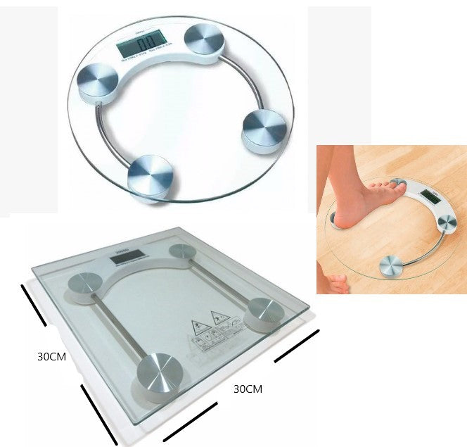 Balanza personal cuadrada/redonda