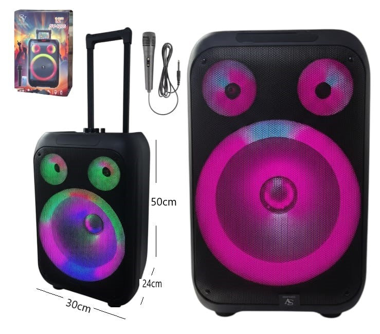 Parlante 12 PLG c/micrófono