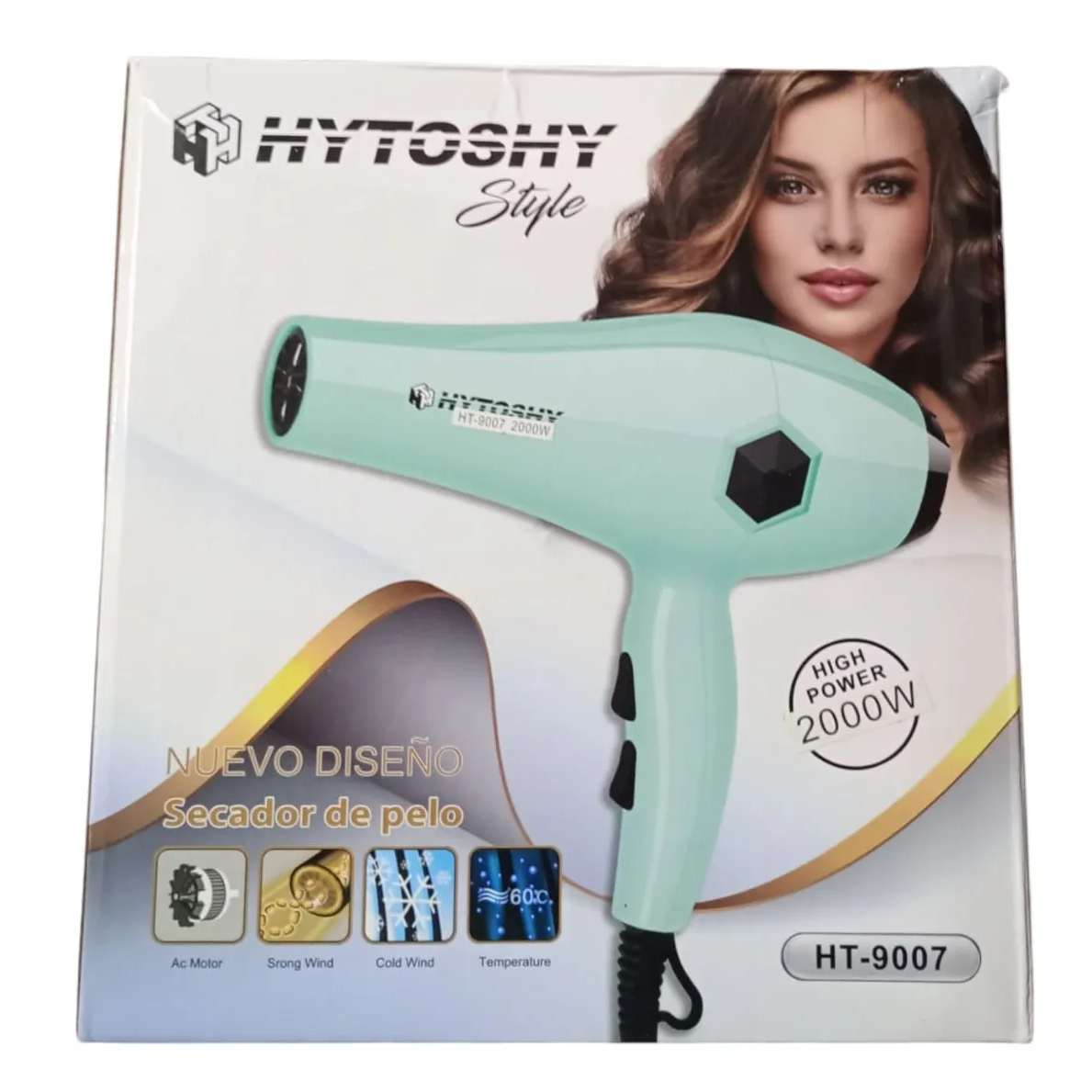 Secador de pelo Hytoshy color pastel
