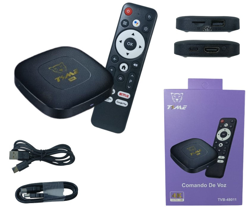 TV box wifi 5G con comando de voz