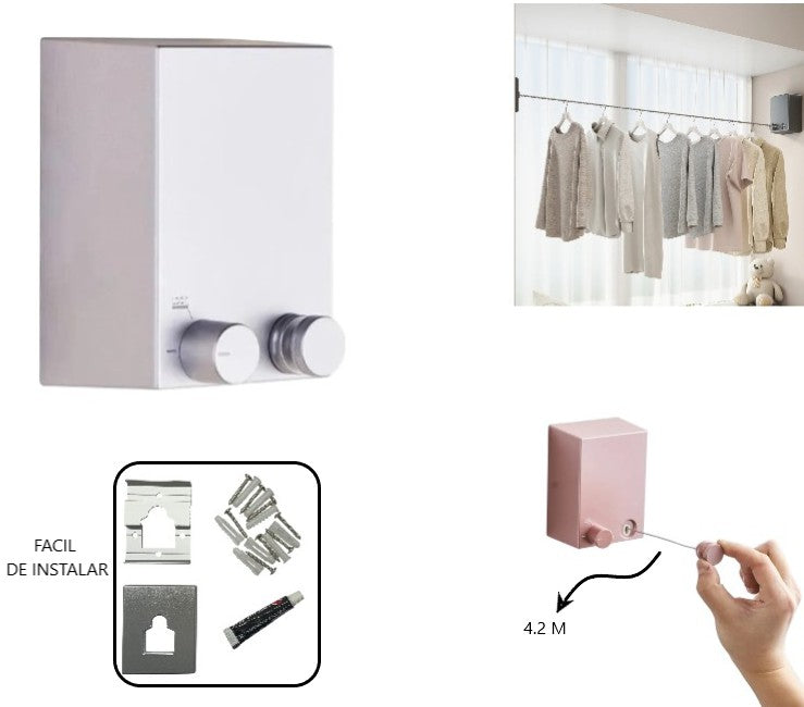 Tender para ropa colgable