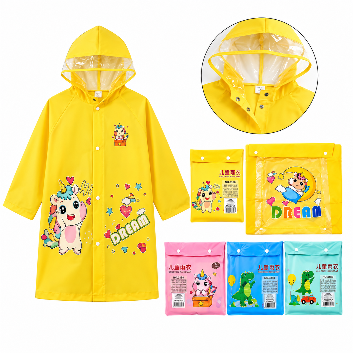Piloto de lluvia infantil