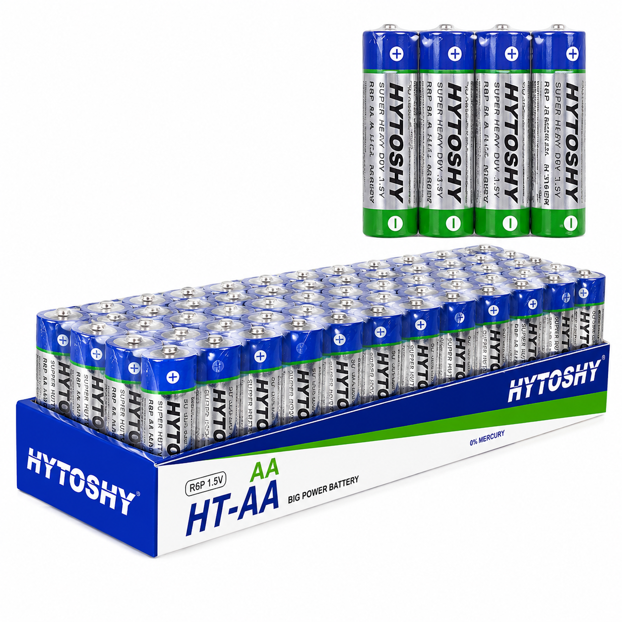 Pilas Hytoshy AA 60 unidades