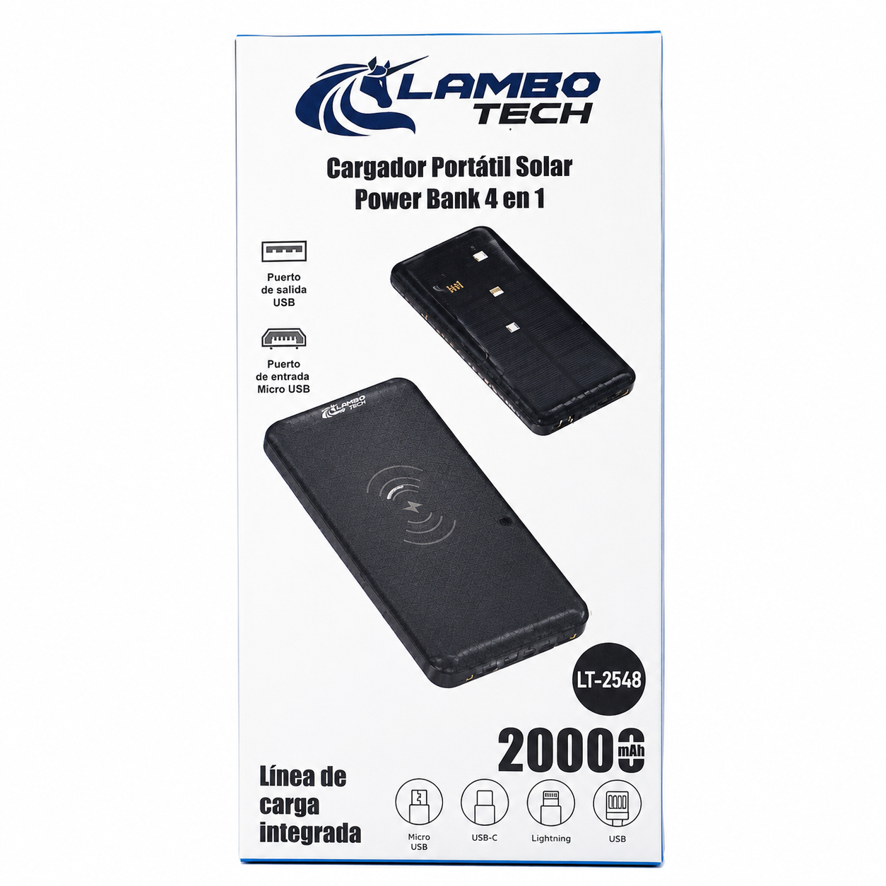Cargador Portátil 4 en 1 2000W Lambo Tech