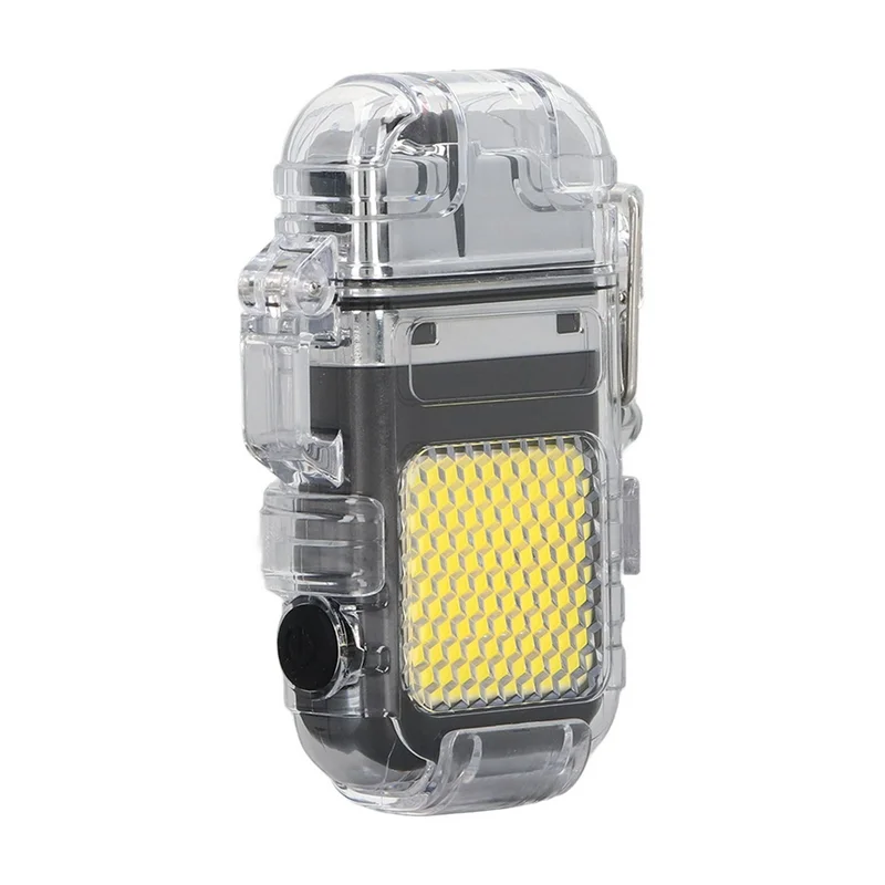 Mini linterna recargable con encendedor