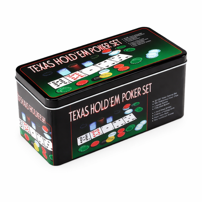 Juego de set de poker texas