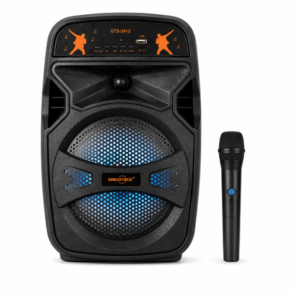 Parlante con micrófono 6.5PLG gts-2412