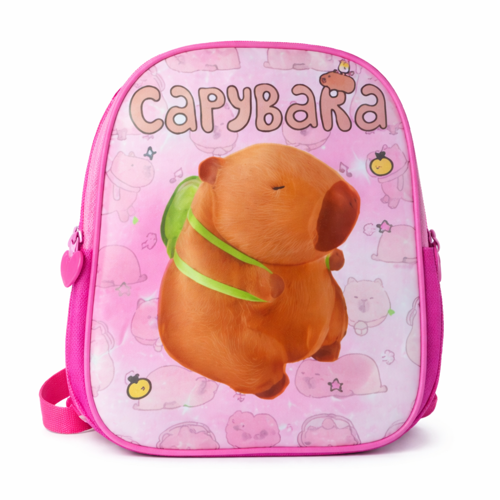 Mochila 3D doble cierre personajes