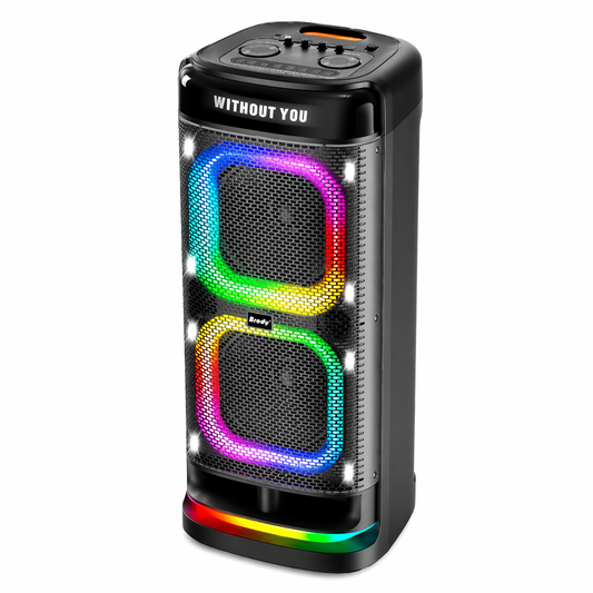 Parlante con luz RGB y 2 micrófonos BTS-2121
