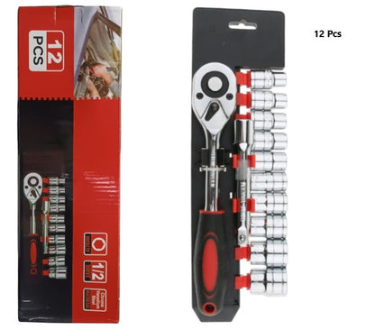 Llave 1/2 tubo 12 piezas