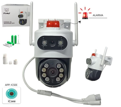 Cámara doble con alarma ICSEE