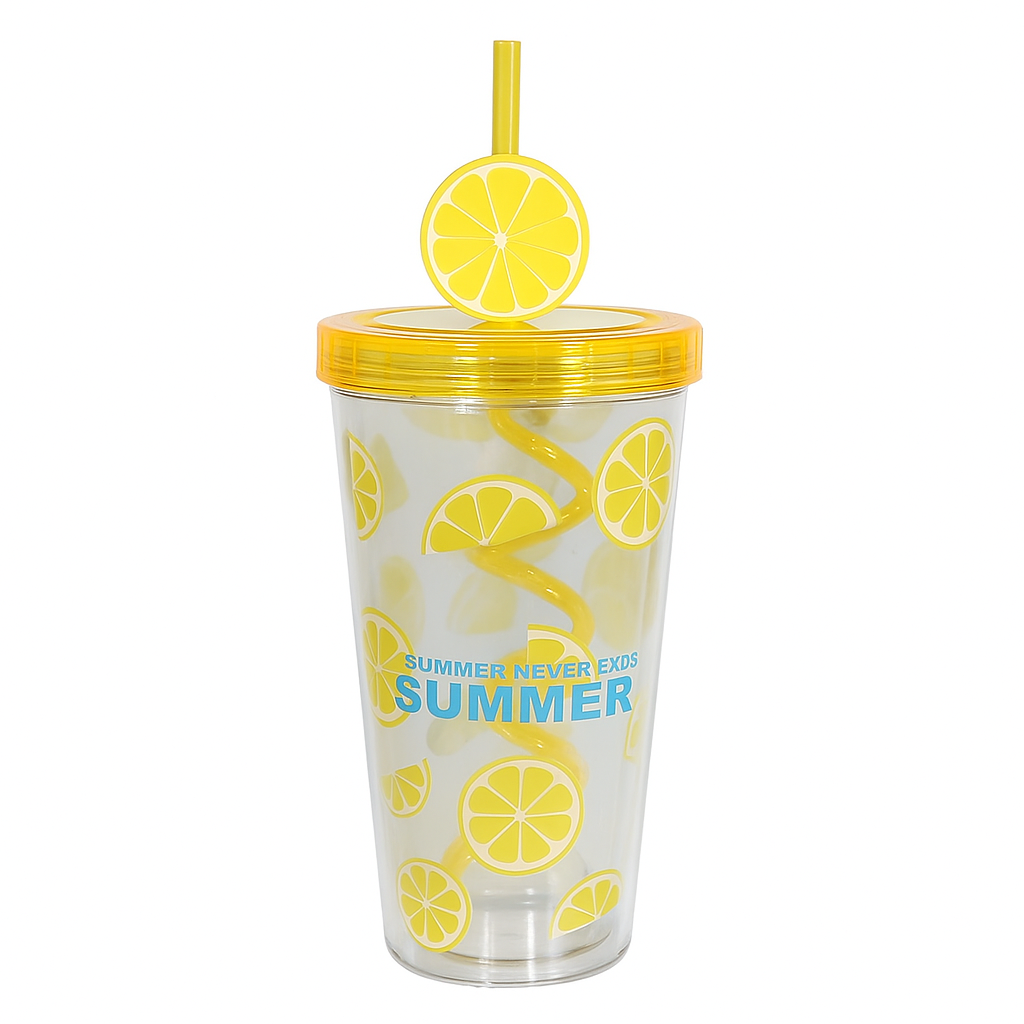 Vaso acrilico de frutas