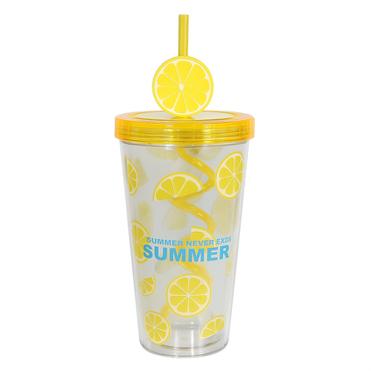 Vaso acrilico de frutas