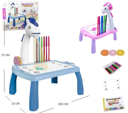 Set de pintura con proyector infantil