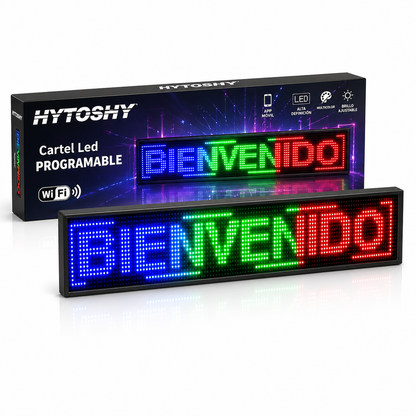 Cartel luminoso led RGB wifi